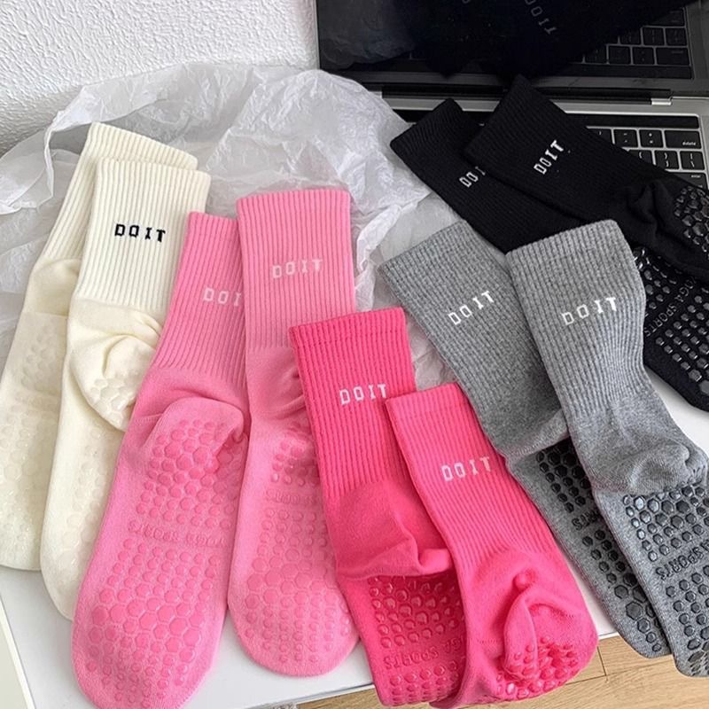 Medias Para Pilates Y Yoga - 1 Paar neue, farbenfrohe, trendige Sport-Yoga-Socken,