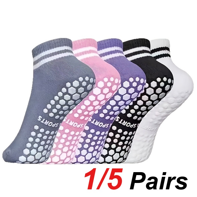 1/5 Paar Damen-Silikon-Anti-Ru – Medias Para Pilates Y Yoga Bewertung und Preis